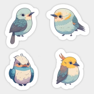 Cute Birds Sticker Pack 9 Sticker Sticker